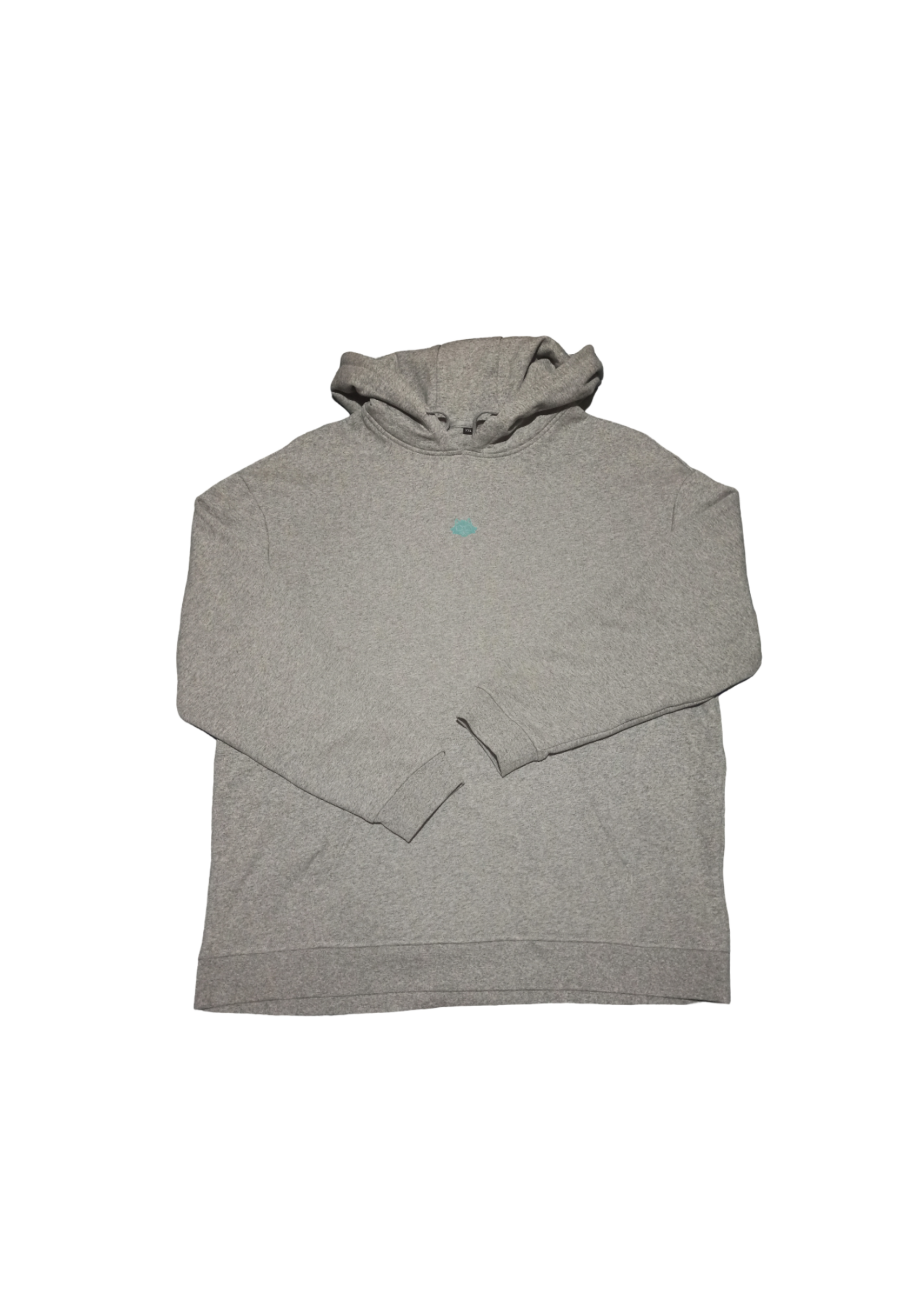 STONE GREY OVERSIZE HOODIE - 2