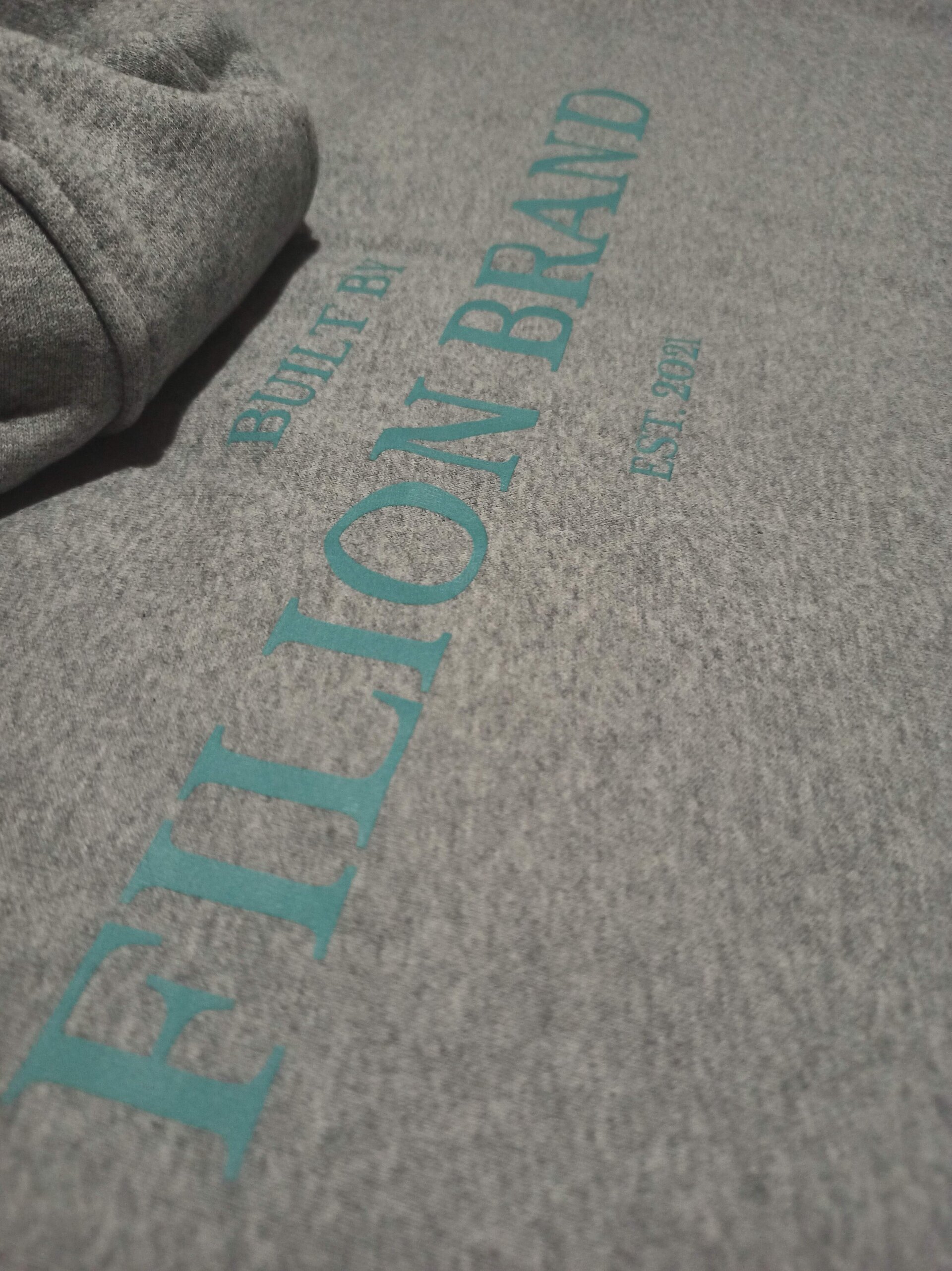STONE GREY OVERSIZE HOODIE - 4