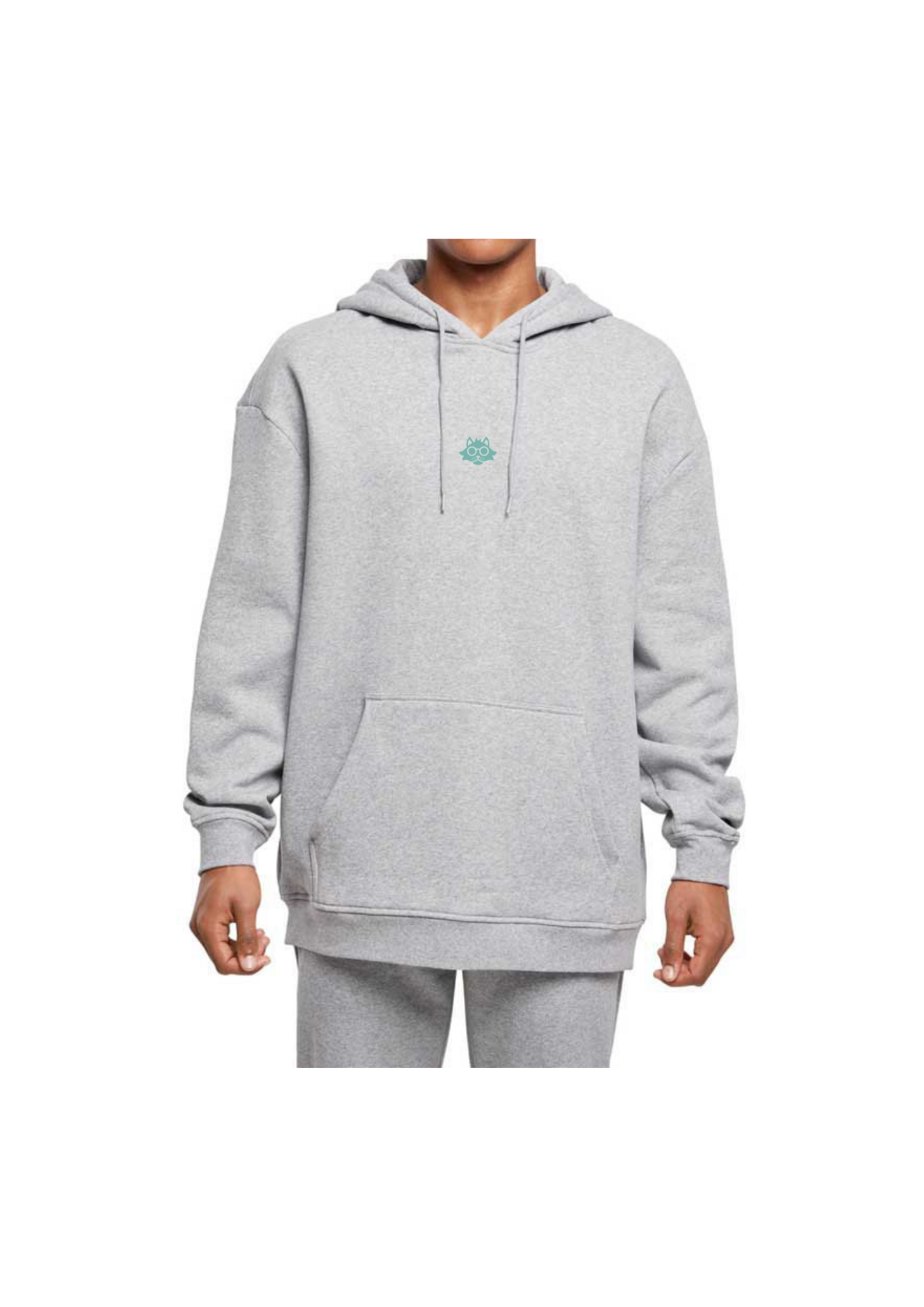 STONE GREY OVERSIZE HOODIE - 6