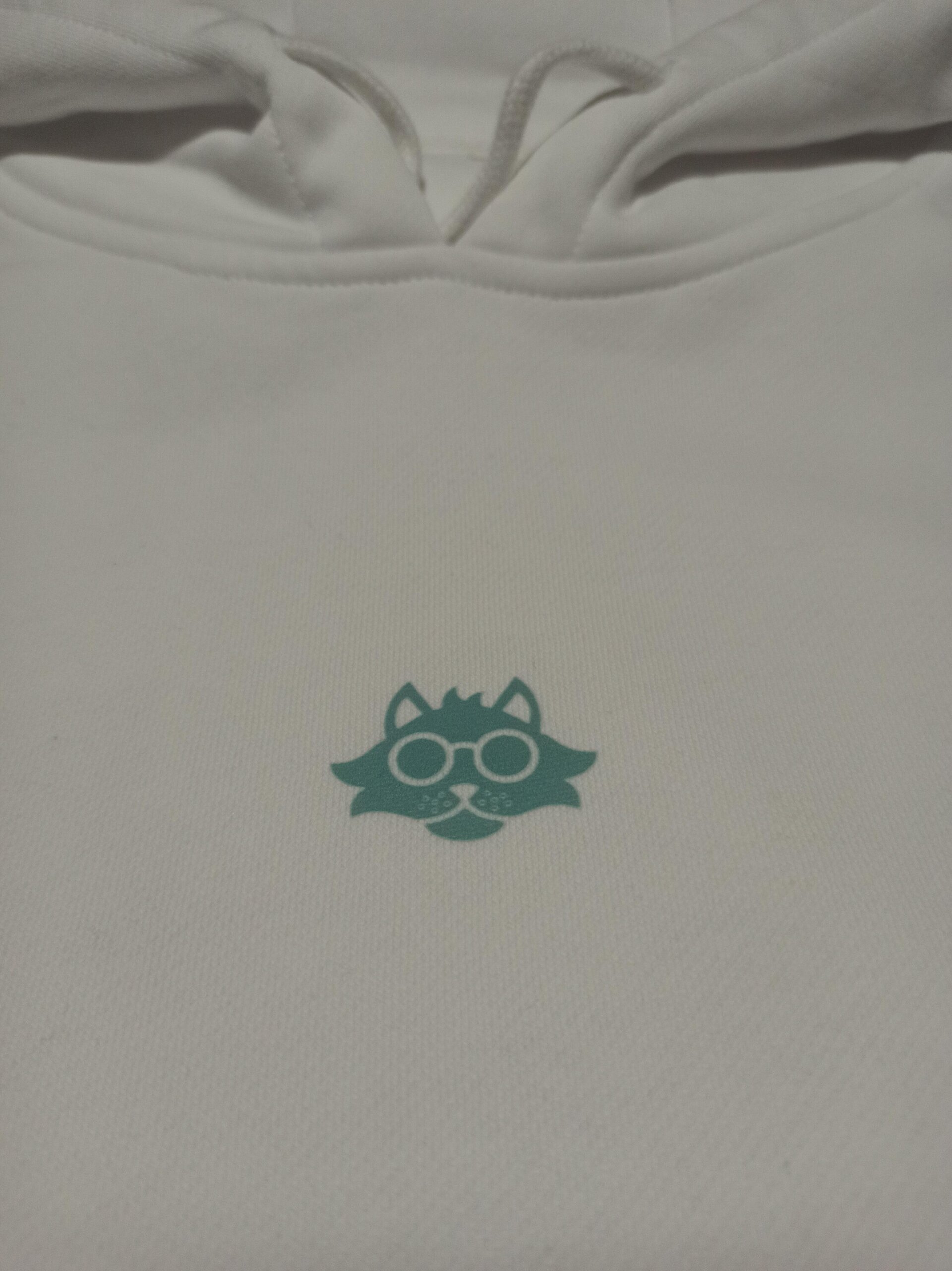 SNOWFLAKE WHITE OVERSIZE HOODIE - 4