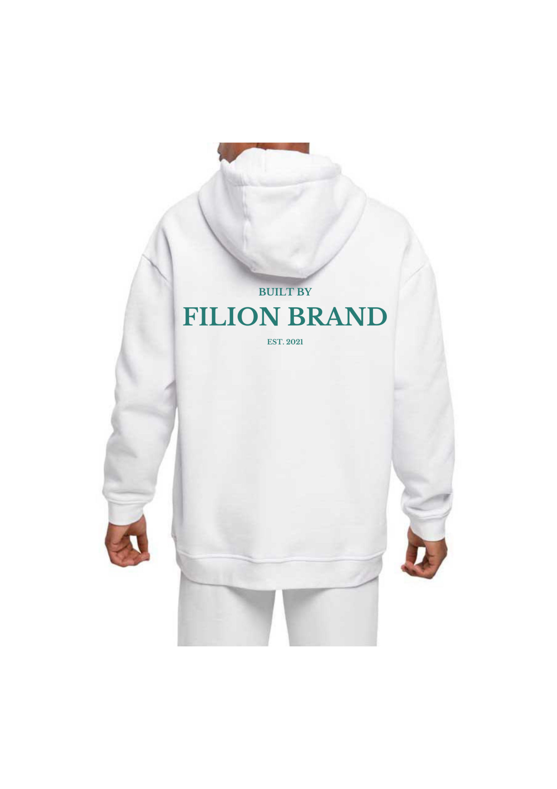 SNOWFLAKE WHITE OVERSIZE HOODIE - 6