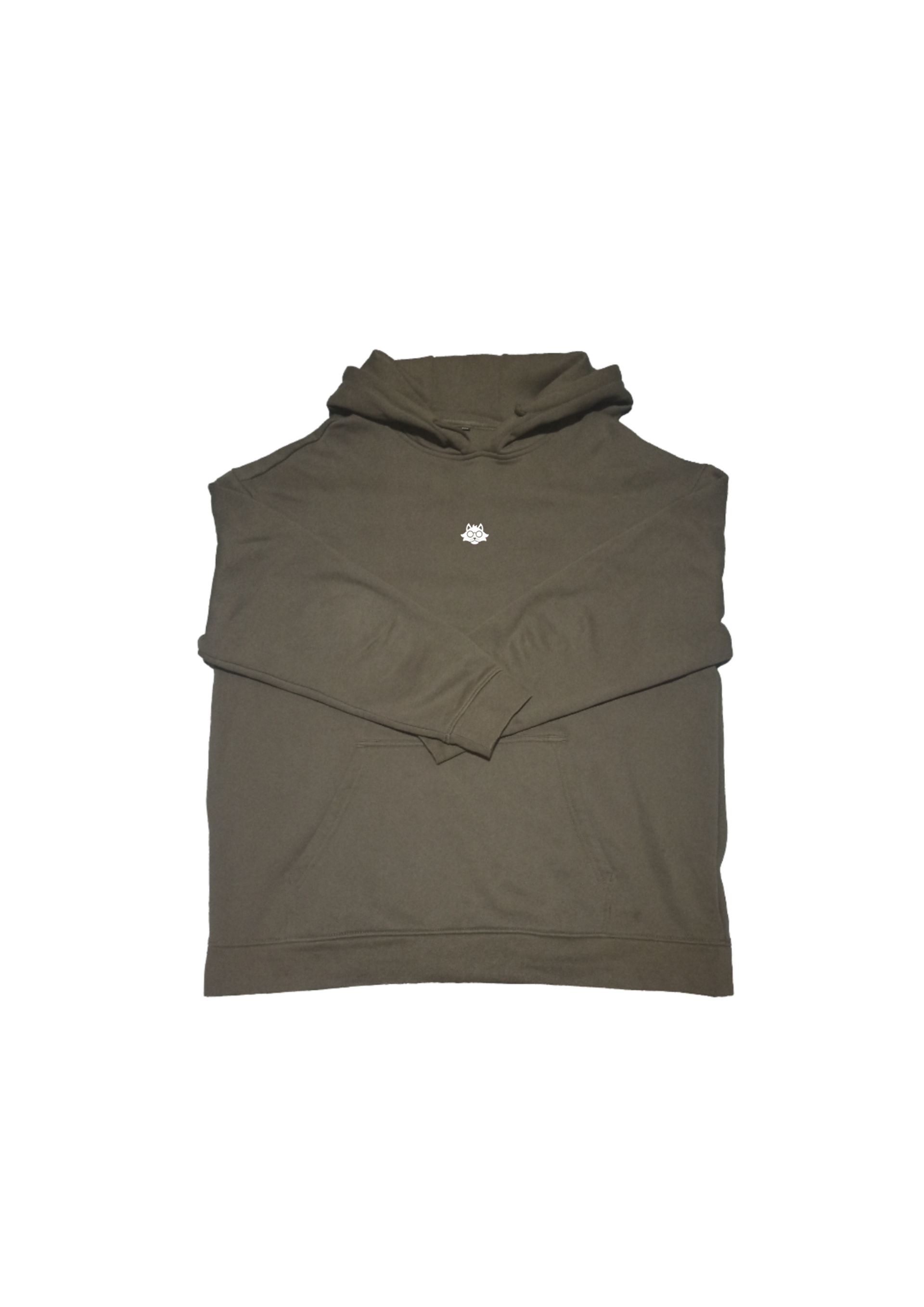 OLIVE GREEN OVERSIZE HOODIE - 2